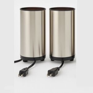 Set of 2 Stainless Steel Plug-in Spotlights – Model 1418
